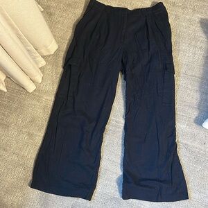 Linen Cargo Pants